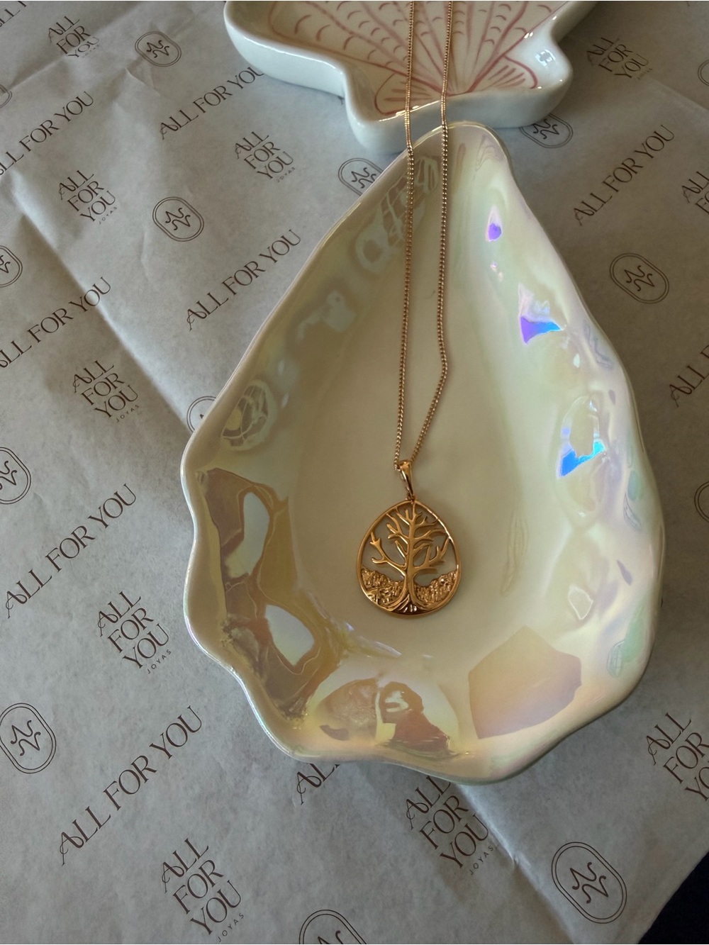 Gold Tree of Life Pendant Necklace - Gold Filled